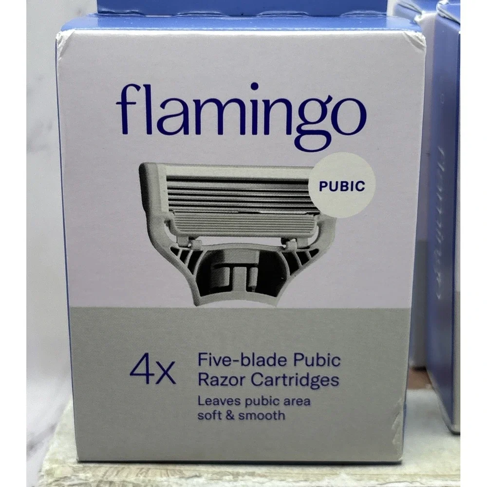Flamingo Women's Razor Blade Refills 5-Blade Cartridges 3 x 4 Packs (12 Total)
